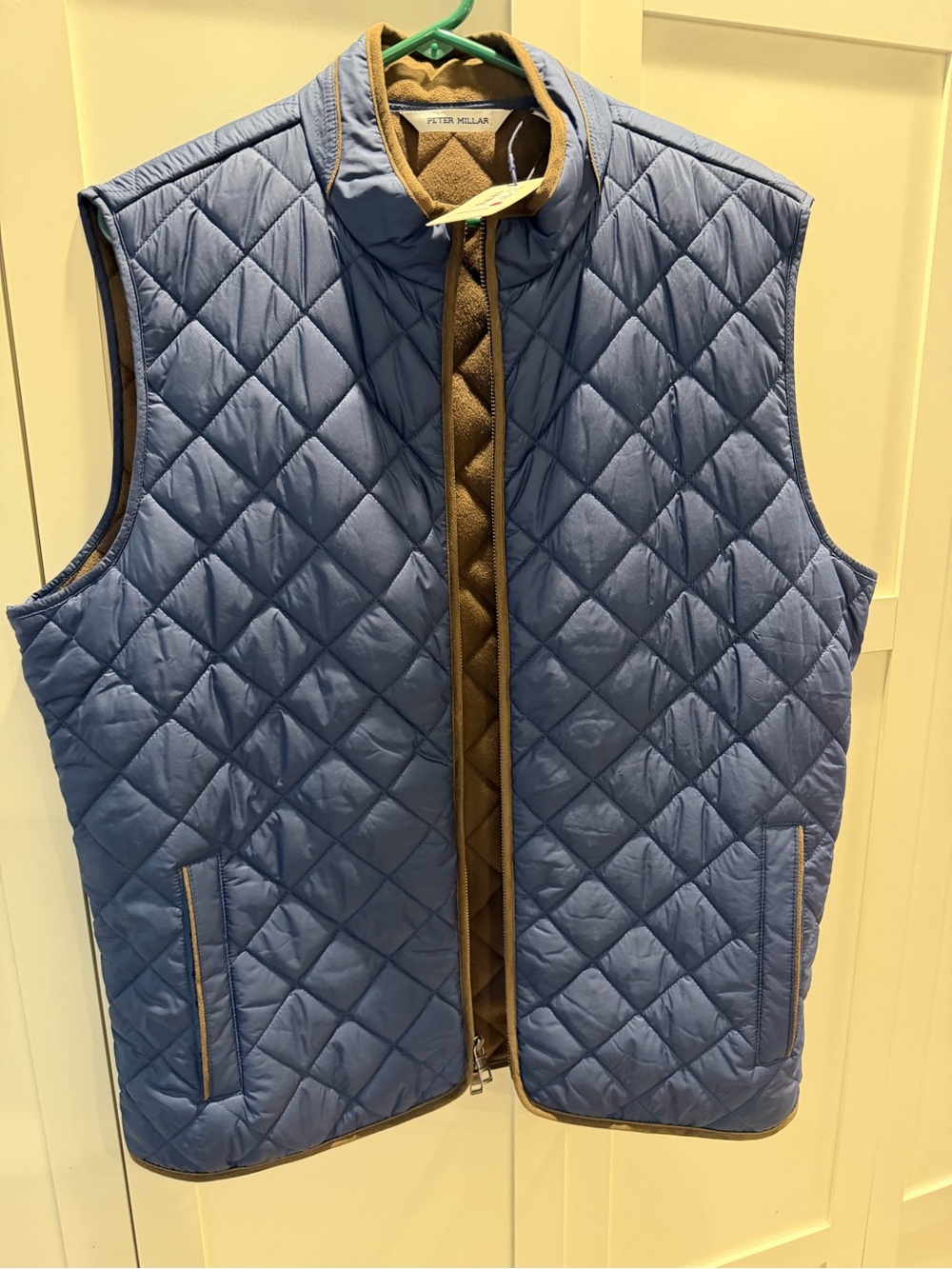 Peter Millar Men's Quilted Blue Vest